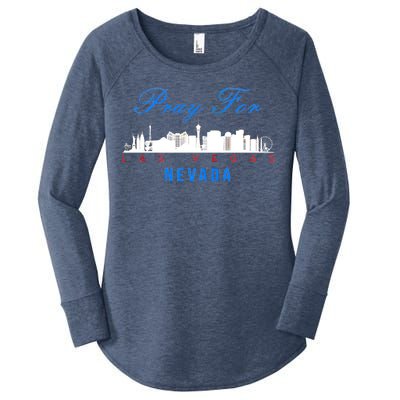 Pray For Las Vegas Nevada Women's Perfect Tri Tunic Long Sleeve Shirt