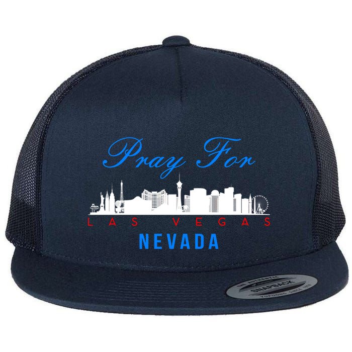 Pray For Las Vegas Nevada Flatbill Hat