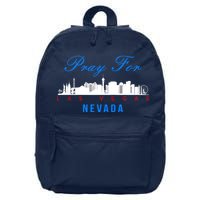Pray For Las Vegas Nevada 16 in Basic Backpack