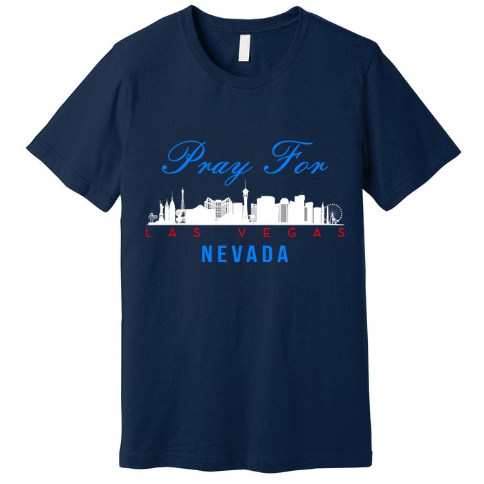 Pray For Las Vegas Nevada Premium T-Shirt