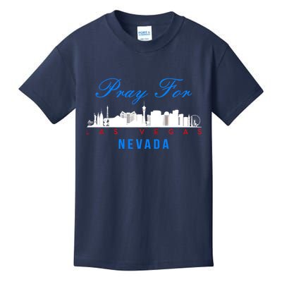 Pray For Las Vegas Nevada Kids T-Shirt