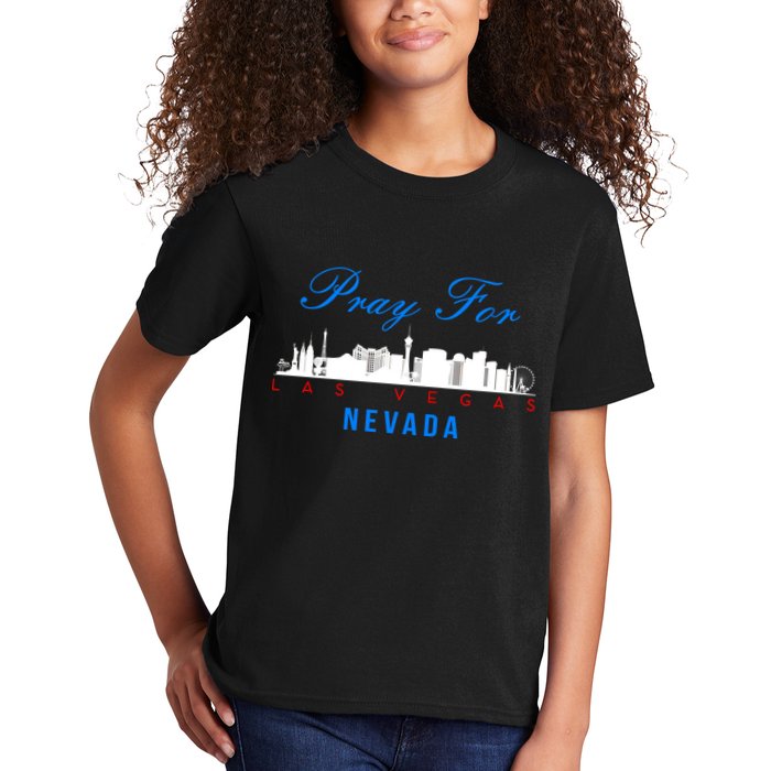 Pray For Las Vegas Nevada Kids T-Shirt