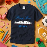 Pray For Las Vegas Nevada Kids T-Shirt