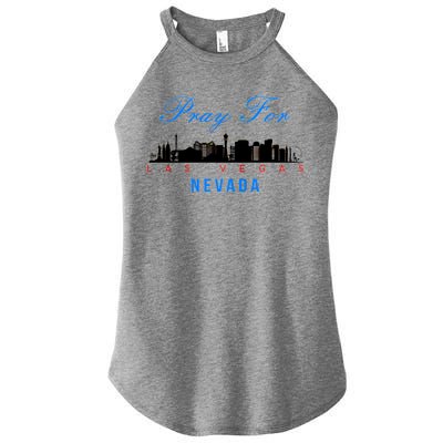 Pray For Las Vegas Nevada Women's Perfect Tri Rocker Tank