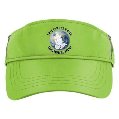 Pray For The World Together We Stand Adult Drive Performance Visor