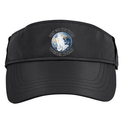 Pray For The World Together We Stand Adult Drive Performance Visor