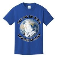 Pray For The World Together We Stand Kids T-Shirt