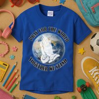 Pray For The World Together We Stand Kids T-Shirt