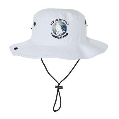 Pray For The World Together We Stand Legacy Cool Fit Booney Bucket Hat