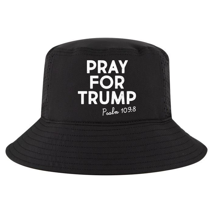 Pray For Trump Psalm 109:8 Cool Comfort Performance Bucket Hat