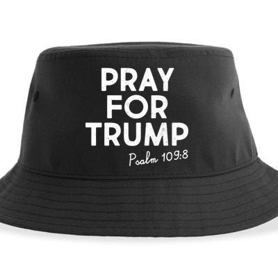 Pray For Trump Psalm 109:8 Sustainable Bucket Hat