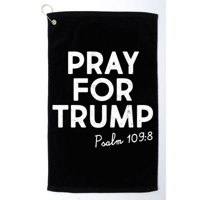Pray For Trump Psalm 109:8 Golf Towel