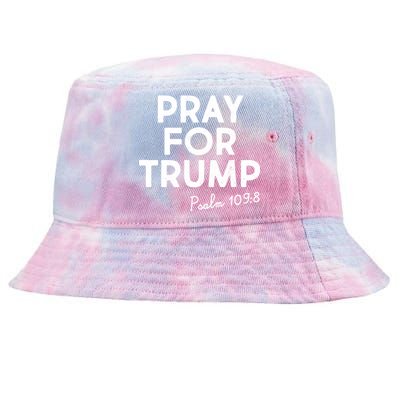 Pray For Trump Psalm 109:8 Tie-Dyed Bucket Hat