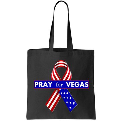 Pray For Vegas USA Flag Ribbon Bag