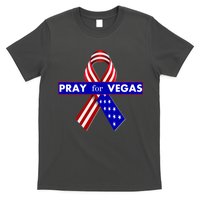 Pray For Vegas USA Flag Ribbon T-Shirt