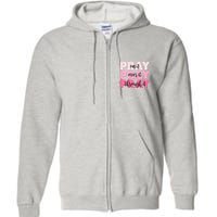 Pray On It Over It Through It Full Zip Hoodie