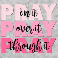 Pray On It Over It Through It Full Zip Hoodie