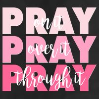 Pray On It Over It Through It Cool Comfort Performance Bucket Hat