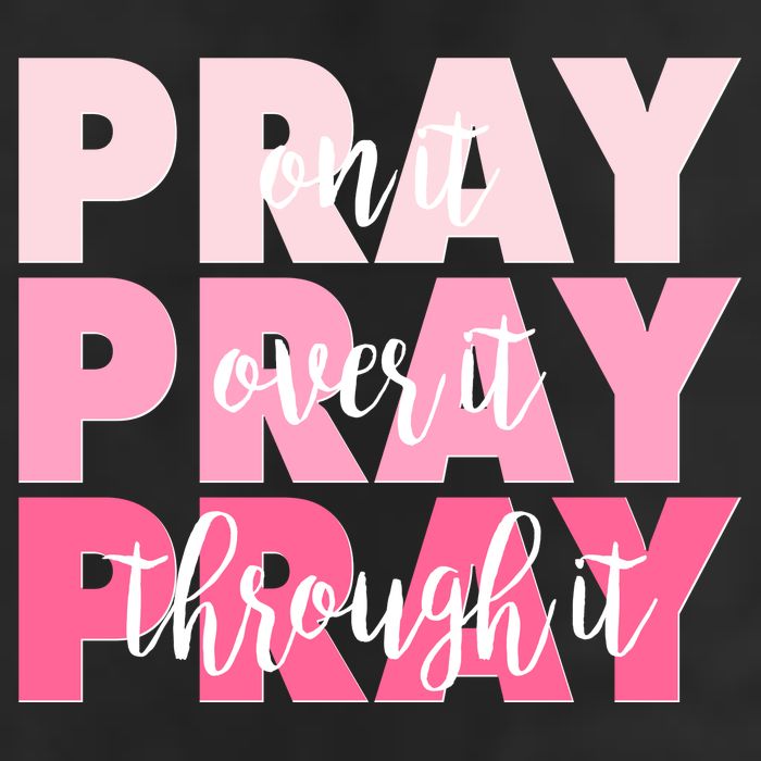Pray On It Over It Through It Cool Comfort Performance Bucket Hat