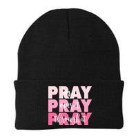Pray On It Over It Through It Beanie