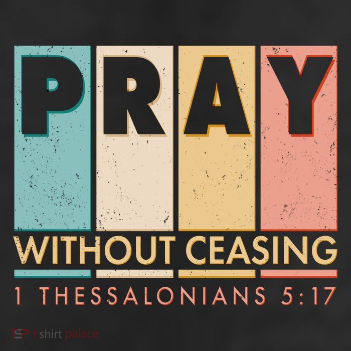 Pray Witout Ceasing 1 Thessalonians 5:17 11oz C Handle Ceramic Mug