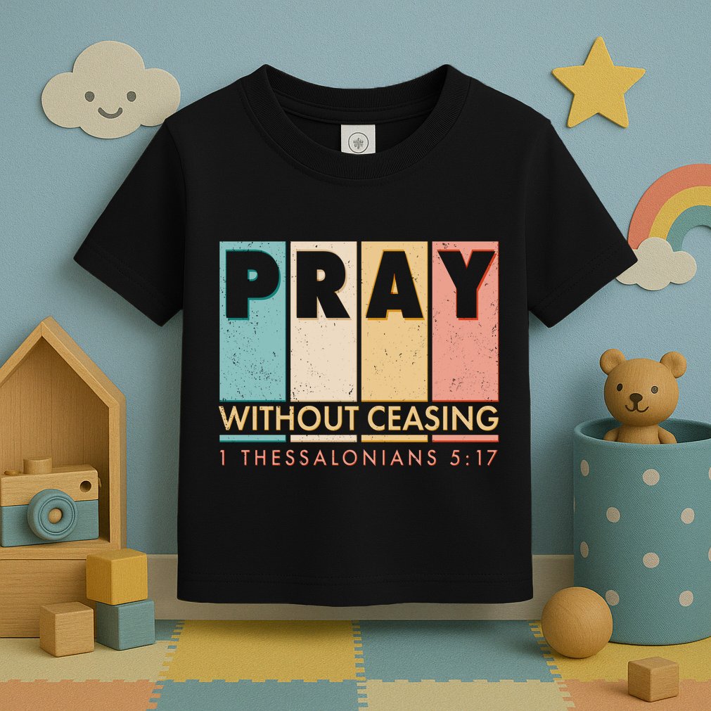 Pray Witout Ceasing 1 Thessalonians 5:17 Toddler T-Shirt