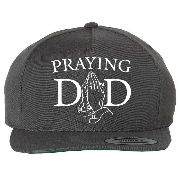 Praying Dad Wool Snapback Cap