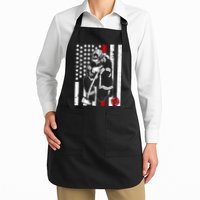 Praying Firefighter Thin Red Line Apron
