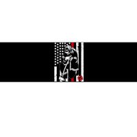 Praying Firefighter Thin Red Line Bumper Sticker