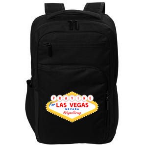 Praying For Las Vegas Nevada Vegas Strong Impact Tech Backpack