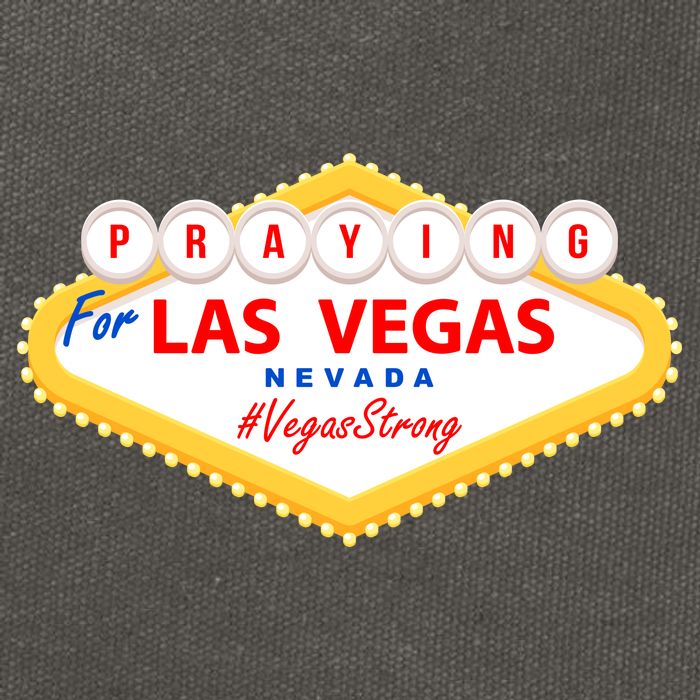 Praying For Las Vegas Nevada Vegas Strong Cotton Canvas Backpack