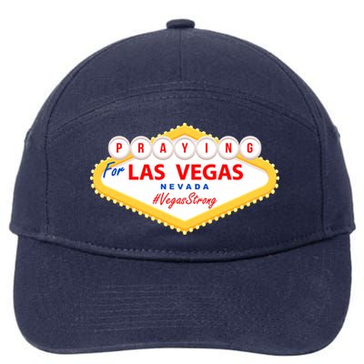 Praying For Las Vegas Nevada Vegas Strong 7-Panel Snapback Hat