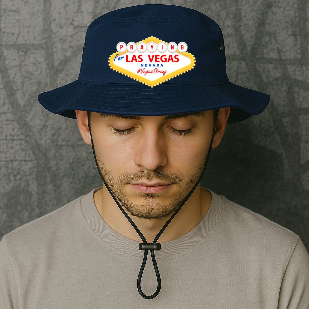 Praying For Las Vegas Nevada Vegas Strong Bucket Hat