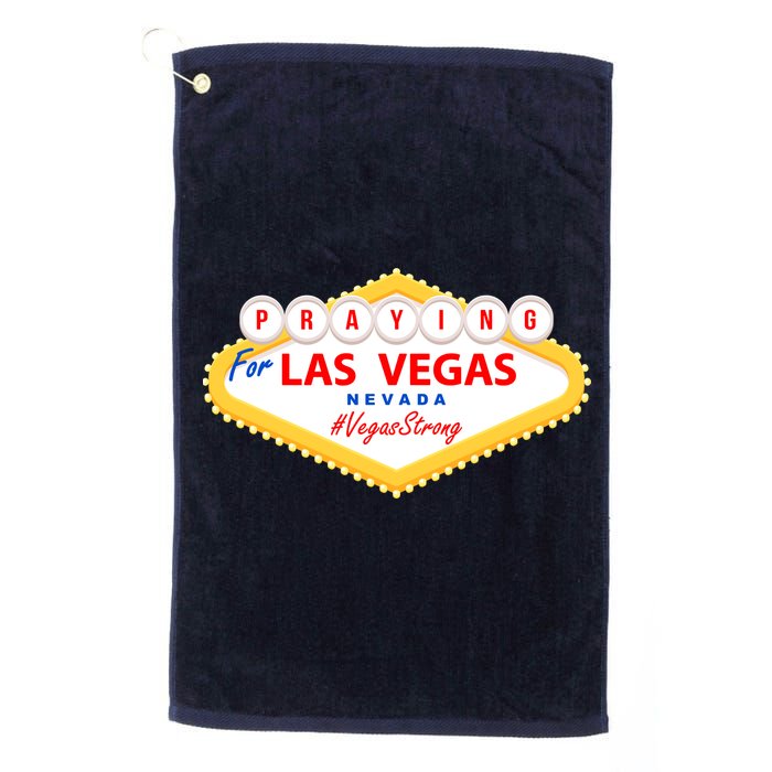 Praying For Las Vegas Nevada Vegas Strong Golf Towel