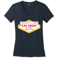 Praying For Las Vegas Nevada Vegas Strong Women's V-Neck T-Shirt