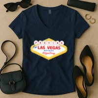 Praying For Las Vegas Nevada Vegas Strong Women's V-Neck T-Shirt