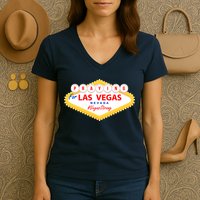 Praying For Las Vegas Nevada Vegas Strong Women's V-Neck T-Shirt