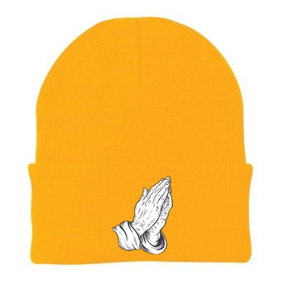 Praying Hands Knit Cap Winter Beanie