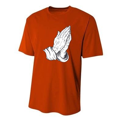 Praying Hands Youth Performance Sprint T-Shirt