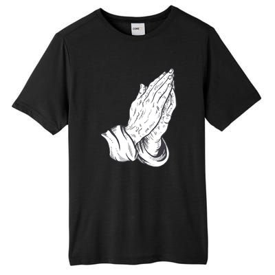 Praying Hands Tall Fusion ChromaSoft Performance T-Shirt