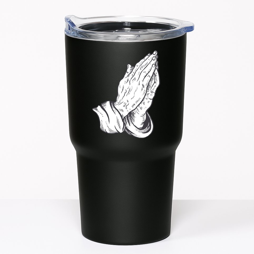 Praying Hands Tumbler