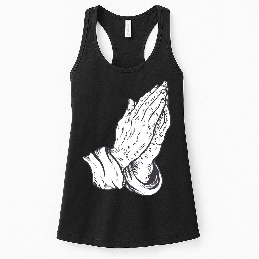 Praying Hands Womens Tank Top