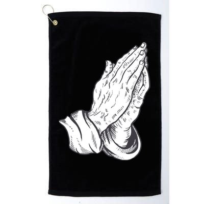 Praying Hands Golf Towel