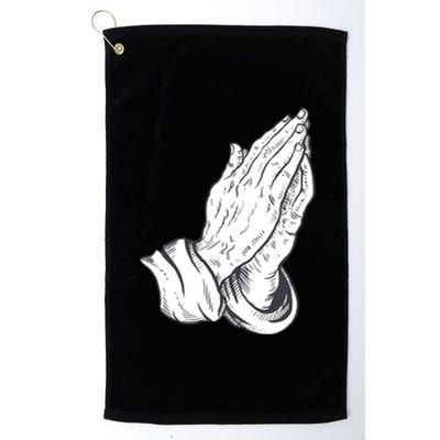 Praying Hands Platinum Collection Golf Towel