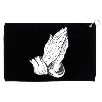 Praying Hands Grommeted Golf Towel