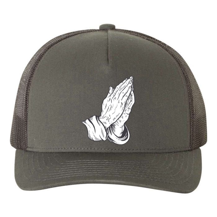 Praying Hands Yupoong Adult 5-Panel Trucker Hat