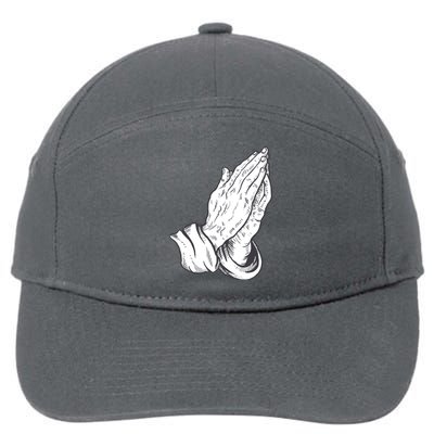 Praying Hands 7-Panel Snapback Hat