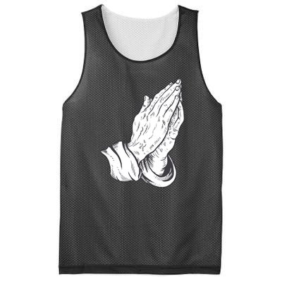 Praying Hands Mesh Reversible Basketball Jersey Tank