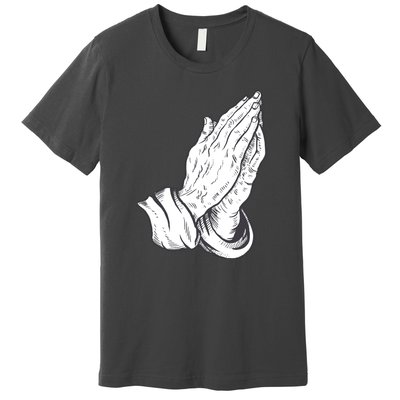 Praying Hands Premium T-Shirt