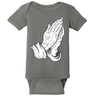 Praying Hands Baby Bodysuit
